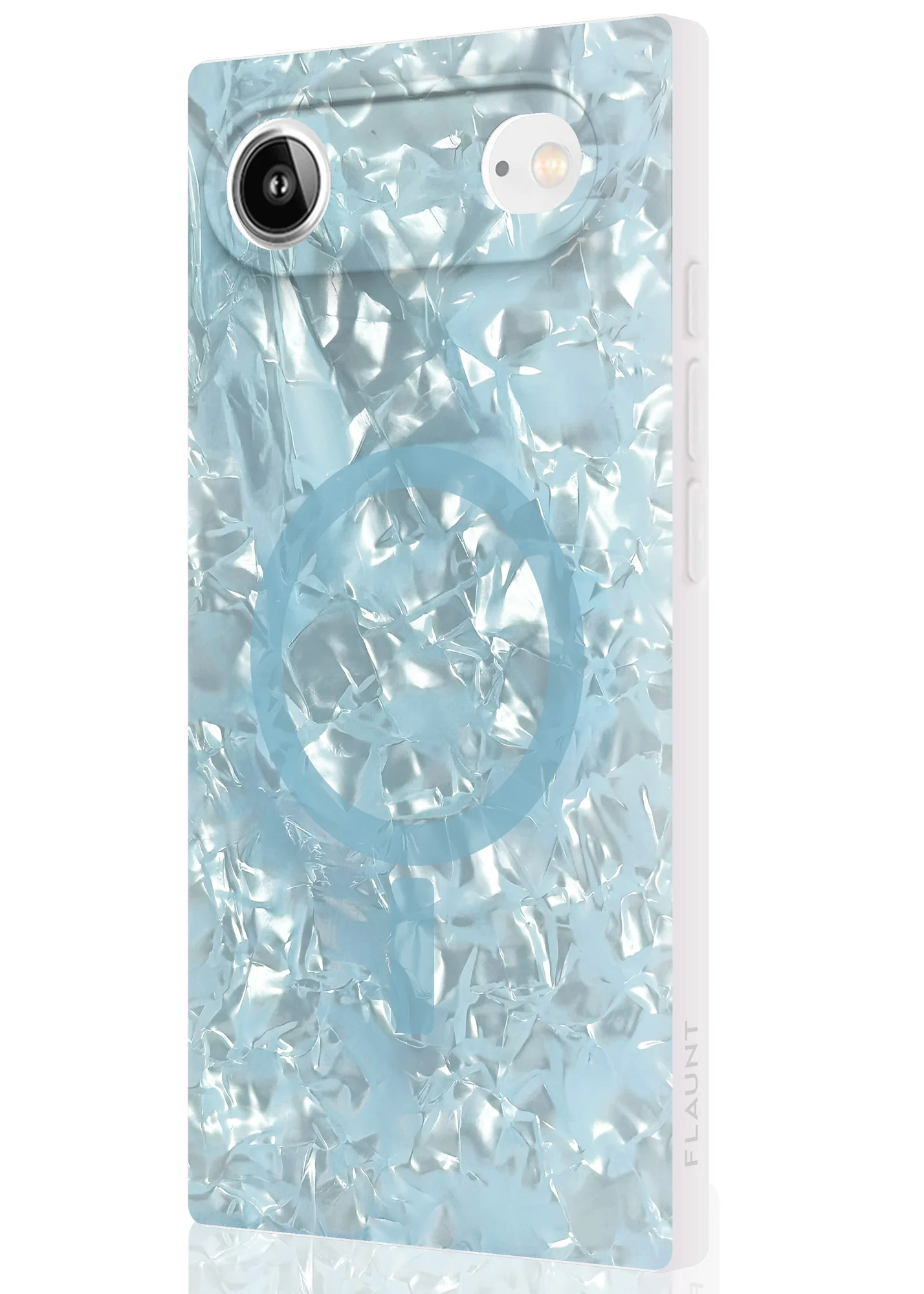 SQUARE® Icy Blue Pearl iPhone Case - Image 62