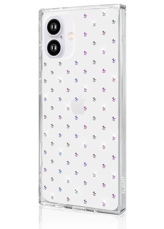 SQUARE® Iridescent Crystal Rhinestone iPhone Case - Image 10