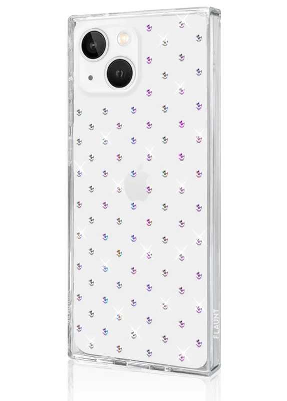SQUARE® Iridescent Crystal Rhinestone iPhone Case - Image 18