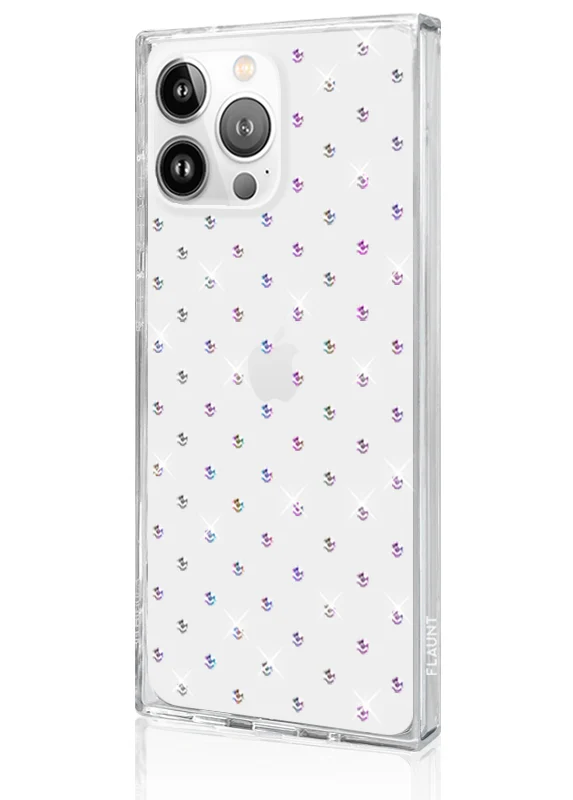 SQUARE® Iridescent Crystal Rhinestone iPhone Case - Image 20