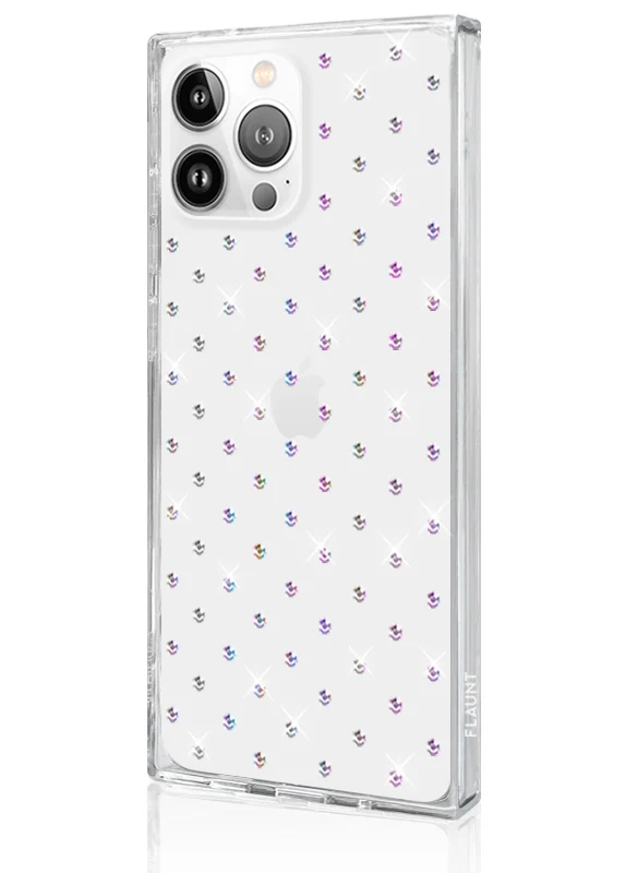 SQUARE® Iridescent Crystal Rhinestone iPhone Case - Image 28
