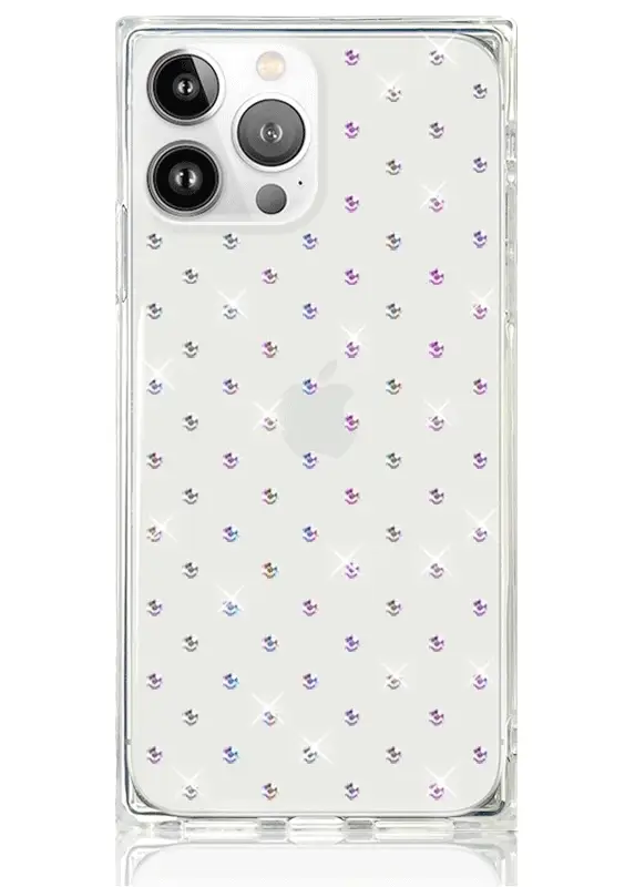 SQUARE® Iridescent Crystal Rhinestone iPhone Case - Image 29