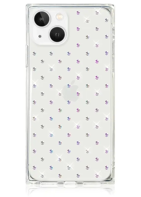SQUARE® Iridescent Crystal Rhinestone iPhone Case - Image 31