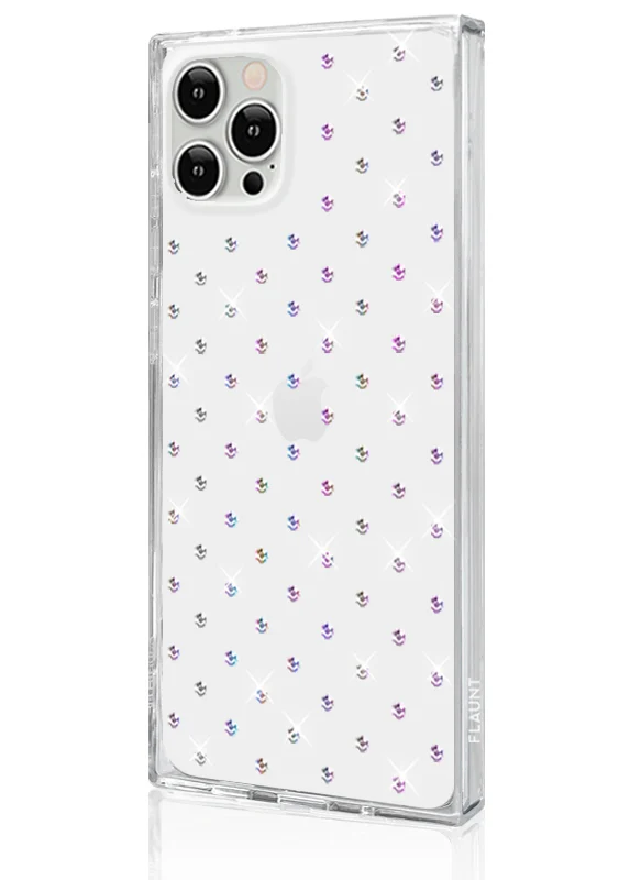 SQUARE® Iridescent Crystal Rhinestone iPhone Case - Image 34