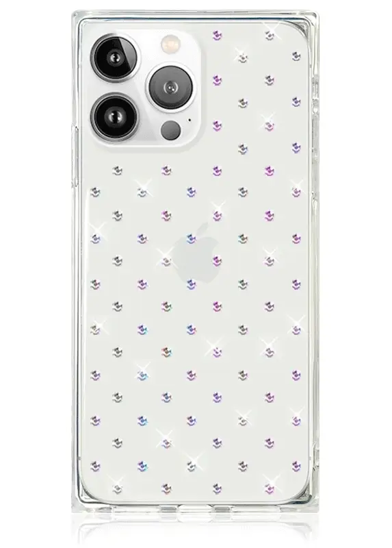 SQUARE® Iridescent Crystal Rhinestone iPhone Case - Image 5