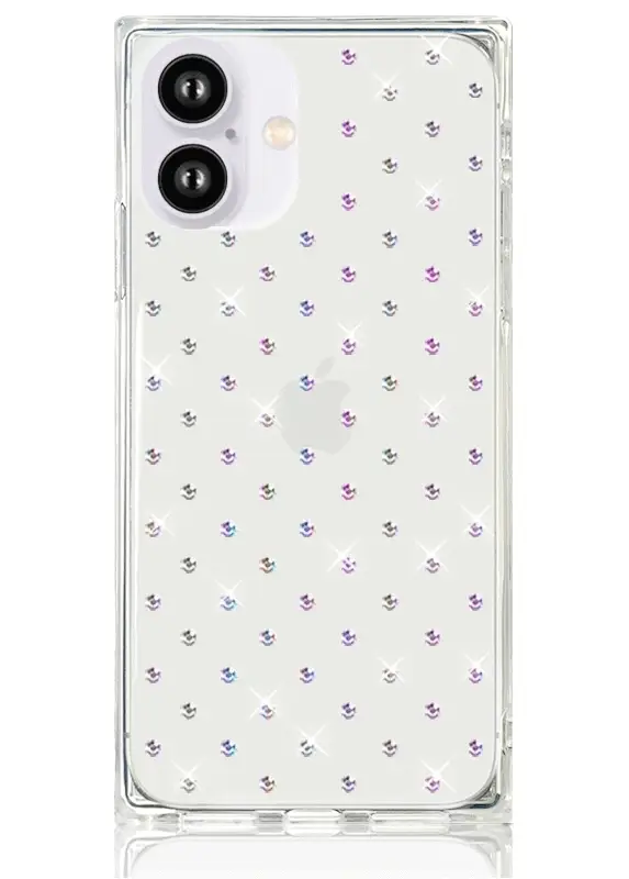 SQUARE® Iridescent Crystal Rhinestone iPhone Case - Image 9