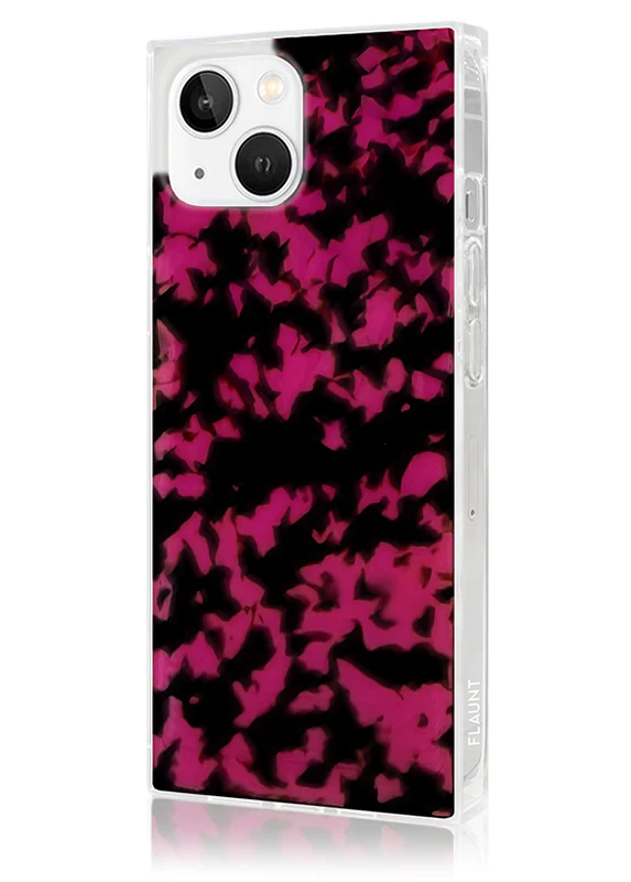 SQUARE® Raspberry Tortoise Shell iPhone Case - Image 18