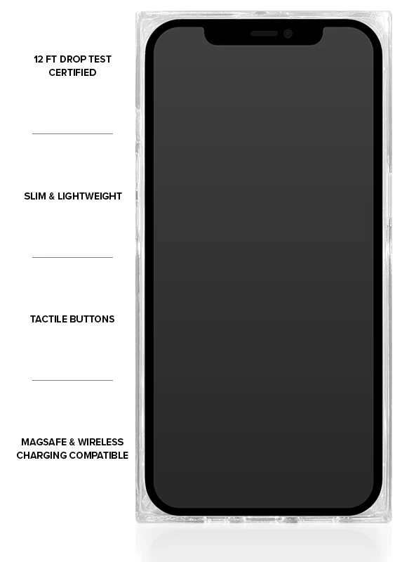 SQUARE® Black & White Tortoise Shell iPhone Case - Image 40
