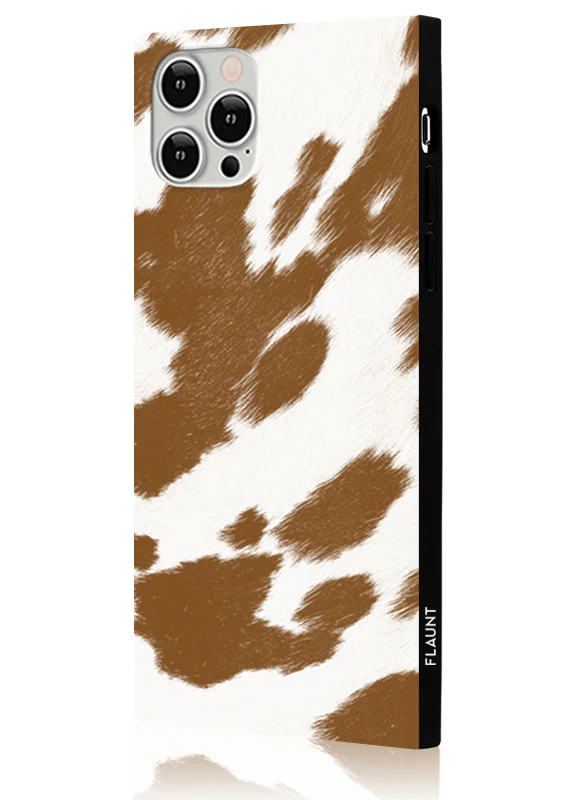 SQUARE® Tan Cow iPhone Case - Image 20