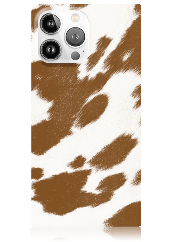 SQUARE® Tan Cow iPhone Case - Image 29