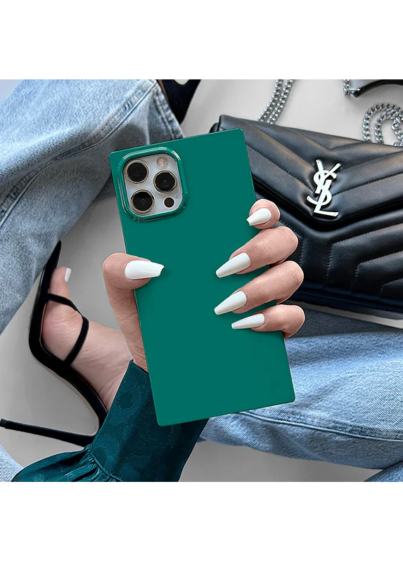SQUARE® Teal iPhone Case - Image 32