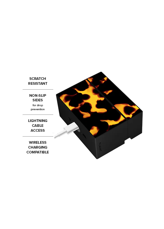 SQUARE® Tortoise Print AirPods Case - Image 29