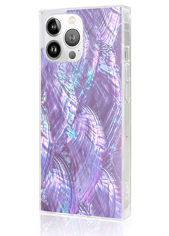SQUARE® Violet Mother of Pearl iPhone Case - Image 14