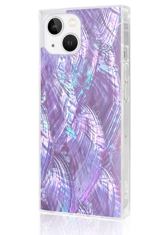 SQUARE® Violet Mother of Pearl iPhone Case - Image 18