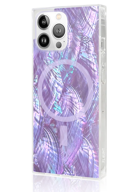 SQUARE® Violet Mother of Pearl iPhone Case - Image 42