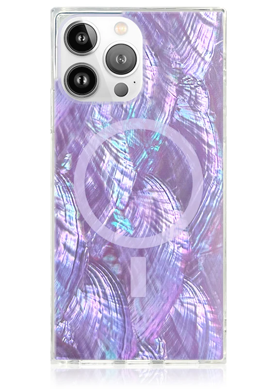 SQUARE® Violet Mother of Pearl iPhone Case - Image 43
