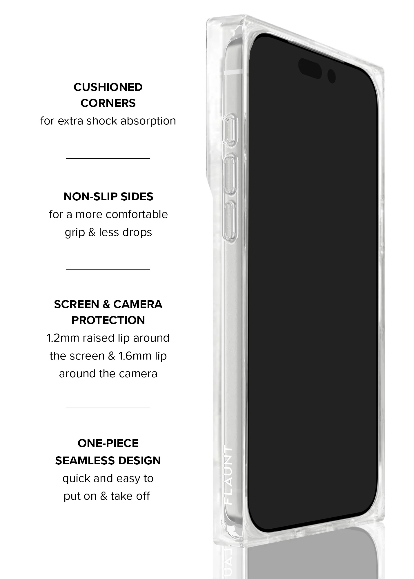 SQUARE® White Crocodile Faux Leather iPhone Case - Image 68