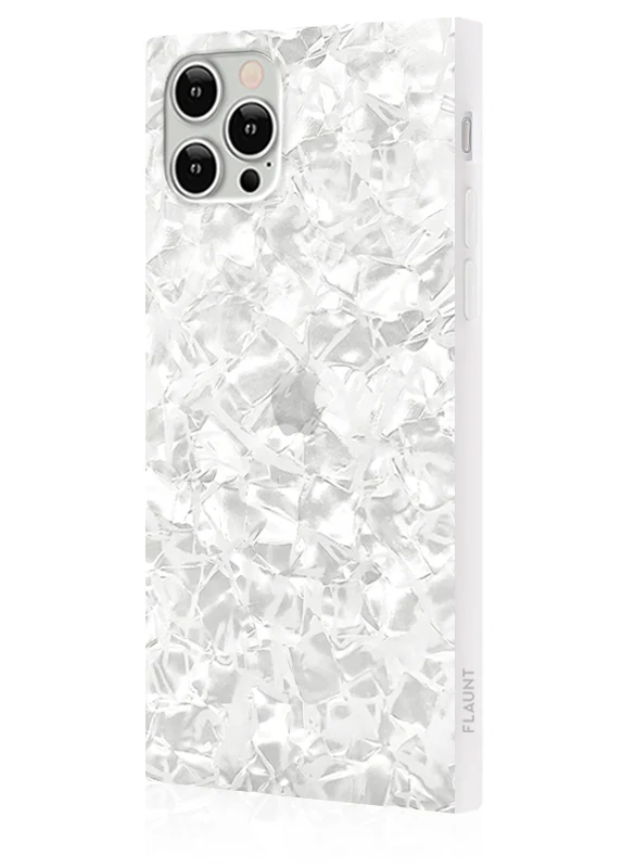 SQUARE® White Pearl iPhone Case - Image 12