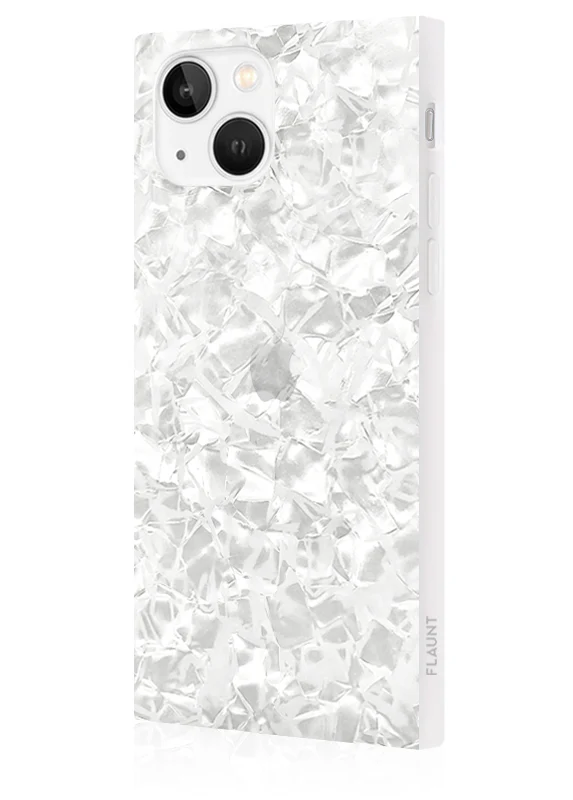 SQUARE® White Pearl iPhone Case - Image 14