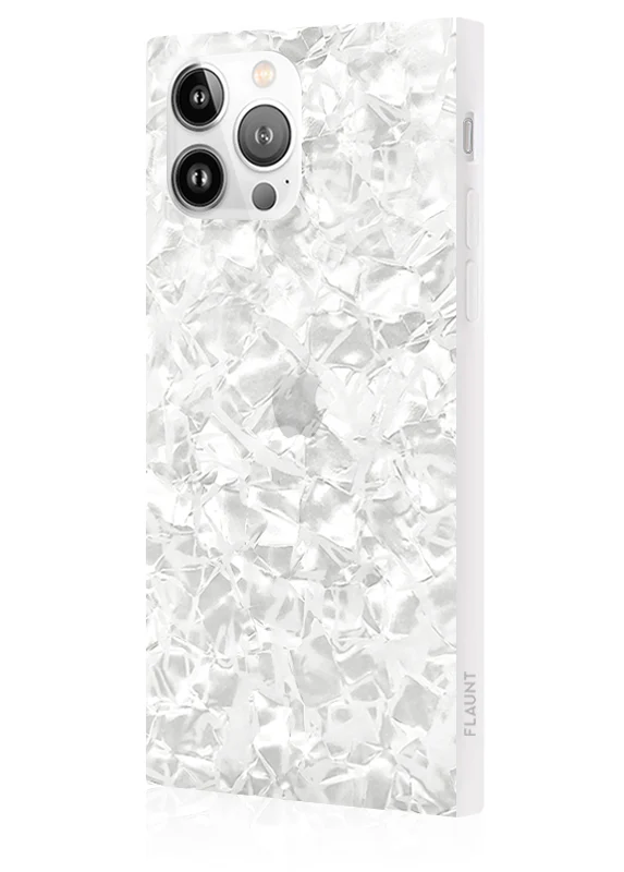 SQUARE® White Pearl iPhone Case - Image 18