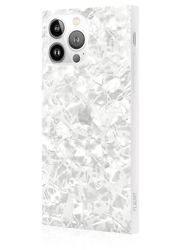 SQUARE® White Pearl iPhone Case - Image 28
