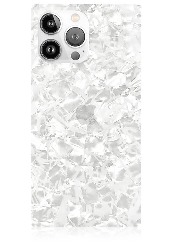 SQUARE® White Pearl iPhone Case - Image 29