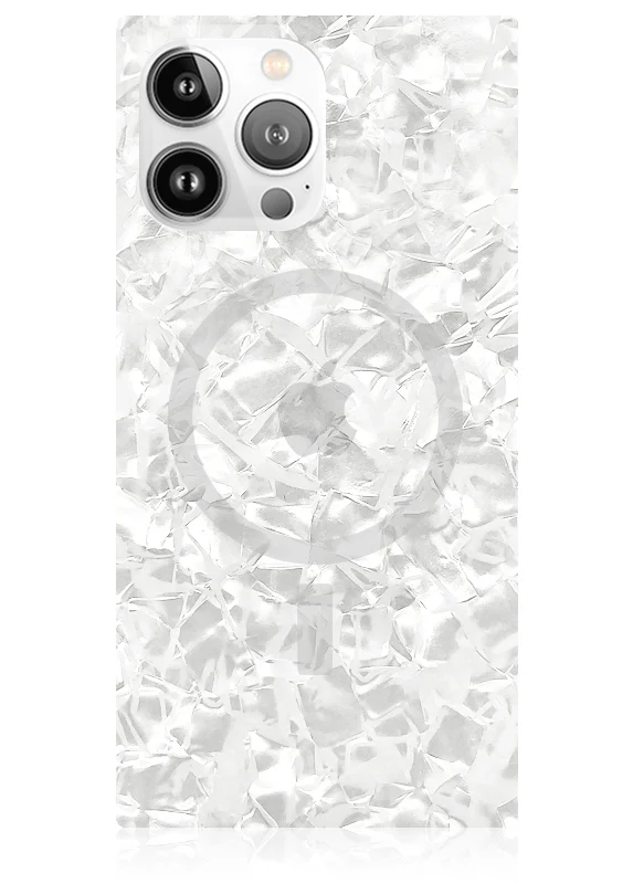 SQUARE® White Pearl iPhone Case - Image 37