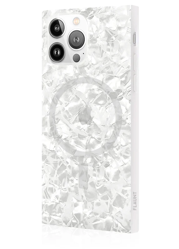 SQUARE® White Pearl iPhone Case - Image 38