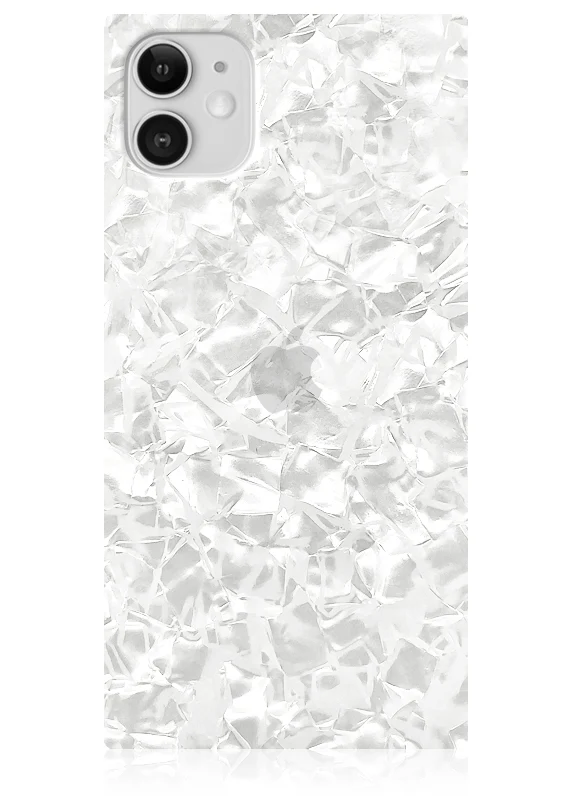SQUARE® White Pearl iPhone Case - Image 5