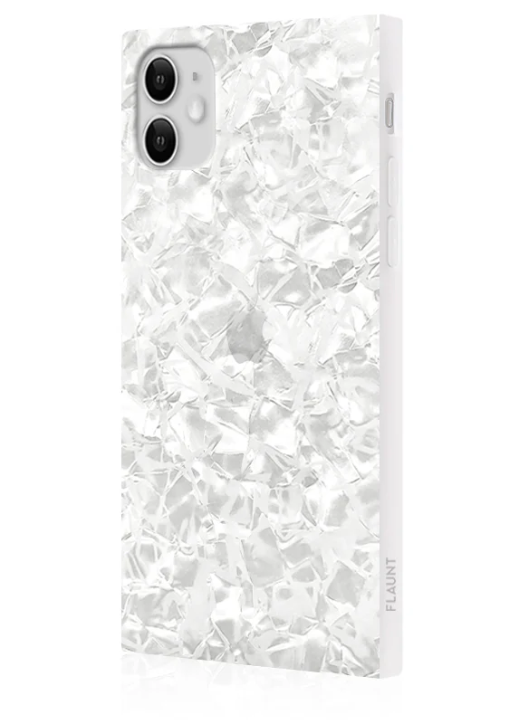 SQUARE® White Pearl iPhone Case - Image 6