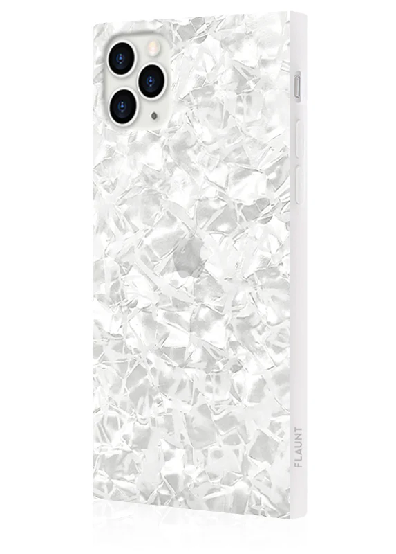 SQUARE® White Pearl iPhone Case - Image 8