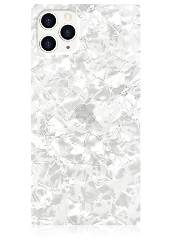 SQUARE® White Pearl iPhone Case - Image 9