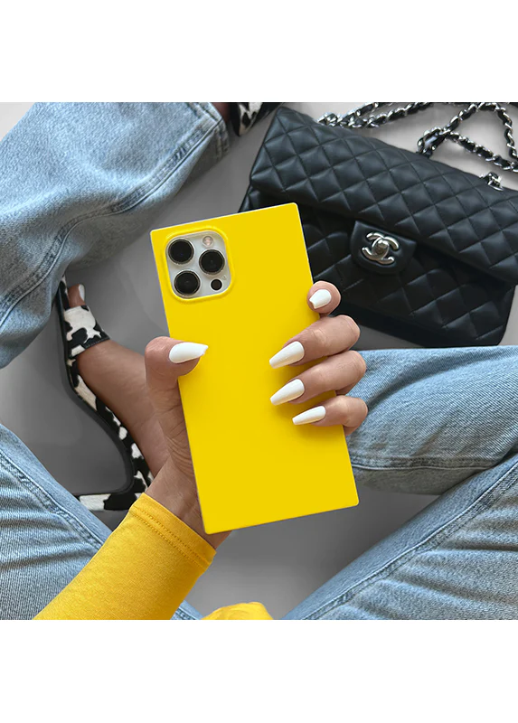 SQUARE® Yellow iPhone Case - Image 32